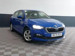 Blue Used 2020 Skoda Scala SE Hatchback | £12,298 (Fair price)