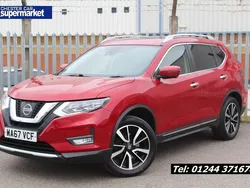 Red Used 2017 Nissan X-Trail Tekna SUV | £11,500 (Fair price)