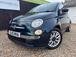 Blue Used 2015 Fiat 500 Lounge Hatchback | £4,995 (Good price)
