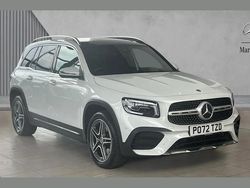 White Used 2022 Mercedes GLB220 AMG line SUV | £28,980 (Good price)