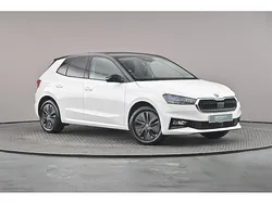Candy white black magic pearl effect Used 2025 Skoda Fabia Design Edition Hatchback | £17,451 (Fair price)
