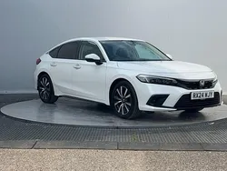 White Used 2024 Honda Civic Elegance Hatchback | £25,857 (Super price)