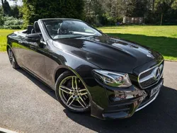 Black Used 2018 Mercedes E220 AMG Line Premium Plus Cabriolet | £17,444 (Fair price)