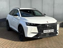 Pearl white New 2024 DS Automobiles DS7 Crossback Performance Line Plus SUV | £34,995 (Expensive)