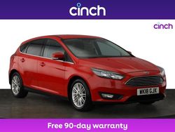 Red Used 2018 Ford Focus Zetec Hatchback | £8,399 (Good price)