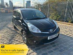 Black Used 2010 Nissan Note N-TEC MPV | £3,295 (Fair price)