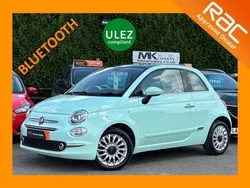 Green Used 2018 Fiat 500 Lounge Hatchback | £7,595 (Fair price)