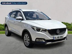 White Used 2018 MG ZS Excite Sedan | £7,900 (Fair price)