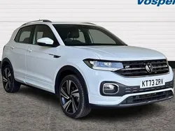 White Used 2023 VW T-Cross R-line SUV | £22,500 (Fair price)