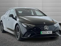 Obsidian black Used 2025 Mercedes EQE350 AMG line Sedan | £53,595 (Super price)