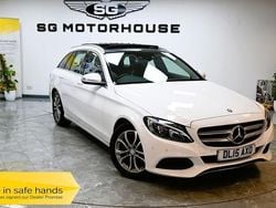 White Used 2015 Mercedes C220 Estate | £11,495 (Fair price)