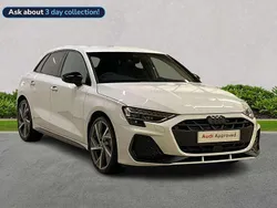 White Used 2025 Audi A3 Black Edition Hatchback | £31,553 (Expensive)