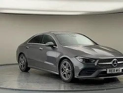 Mountain grey Used 2019 Mercedes CLA220 AMG line Sedan | £24,200 (Fair price)