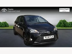 Black Used 2018 Toyota Yaris Hatchback | £9,729 (Fair price)