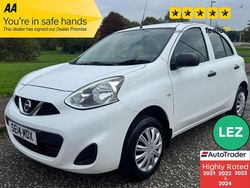 White Used 2014 Nissan Micra Visia Hatchback | £3,695 (Good price)