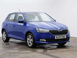 Energy blue Used 2021 Skoda Fabia SE Hatchback | £10,295 (Good price)