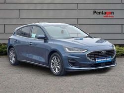 Blue Used 2022 Ford Focus Titanium Hatchback | £15,395 (Fair price)