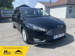Black Used 2015 Ford Focus Titanium Hatchback | £10,250 (Fair price)
