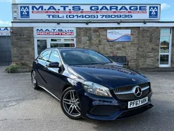 Blue Used 2017 Mercedes A180 AMG line Hatchback | £11,250 (Fair price)