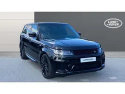 Santorini black metallic Used 2021 Land Rover Range Rover Sport HSE Dynamic SUV | £39,644 (Good price)