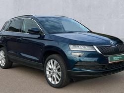 Petrol blue metallic Used 2022 Skoda Karoq SE L SUV | £19,095 (Fair price)