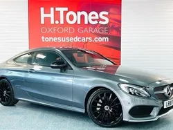 Grey Used 2018 Mercedes C220 AMG line Coupe | £15,495 (Good price)