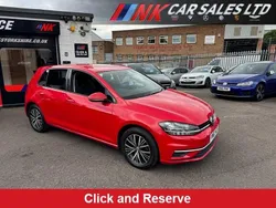Red Used 2017 VW Golf VII SE Hatchback | £7,995 (Good price)
