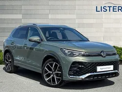 Cipressino green Used 2024 VW Tiguan R-line SUV | £34,990 (Expensive)