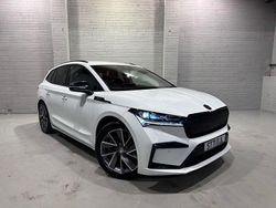 White Used 2022 Skoda Enyaq iV SportLine SUV | £23,600 (Fair price)