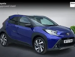 Blue Used 2023 Toyota Aygo Hatchback | £14,505 (Fair price)