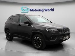 Black Used 2022 Jeep Compass Trailhawk SUV | £15,600