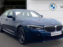 Blue Used 2021 BMW 530e M Sport Sedan | £23,995 (Fair price)