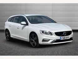 White Used 2018 Volvo V60 R-Design Estate | £10,395 (Fair price)