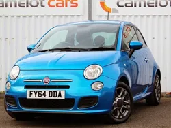 Blue Used 2014 Fiat 500 S Hatchback | £5,990 (Fair price)
