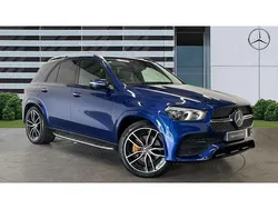Blue Used 2021 Mercedes GLE400 AMG line SUV | £50,266 (Fair price)