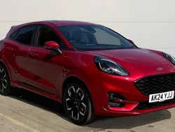 Fantastic red (exclusive colour) Used 2024 Ford Puma ST-Line X Hatchback | £20,654 (A bit pricey)