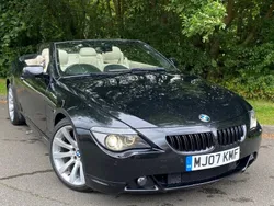 Black Used 2007 BMW 630 Cabriolet Sport Line Cabriolet | £4,990