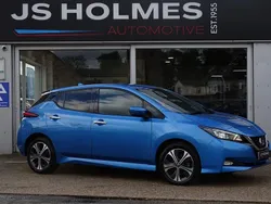 Blue Used 2021 Nissan Leaf Tekna Hatchback | £11,990 (Fair price)