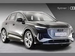Black Used 2024 Audi Q4 e-tron S-Line SUV | £35,000 (Good price)