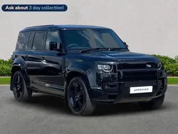 Black Used 2021 Land Rover Defender SUV | £74,045 (Fair price)