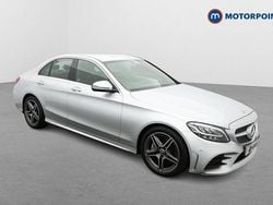 Silver Used 2019 Mercedes C300 AMG line Sedan | £17,599 (Good price)