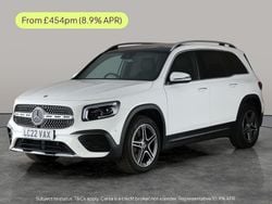 White Used 2022 Mercedes GLB220 AMG line SUV | £28,786 (Fair price)