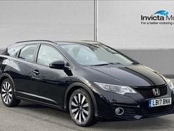 Black Used 2017 Honda Civic SE Plus Estate | £12,950 (Fair price)