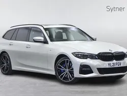 White Used 2021 BMW 330e M Sport Estate | £30,000