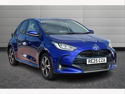 Blue New 2025 Toyota Yaris Hybrid Design Hatchback | £19,999 (Super price)