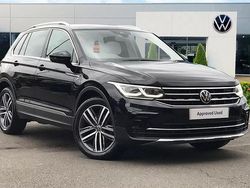 Black Used 2021 VW Tiguan Elegance SUV | £25,999 (A bit pricey)