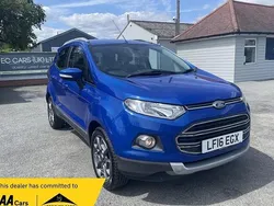 Blue Used 2016 Ford Ecosport Titanium SUV | £8,490 (Fair price)