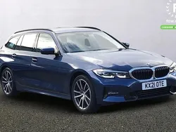 Blue Used 2021 BMW 320 Sport Line Estate | £22,999 (Fair price)