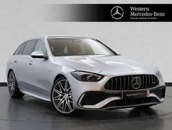 Silver Used 2024 Mercedes C43 AMG Premium Plus Estate | £52,999 (Fair price)