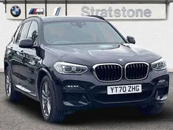 Black Used 2020 BMW X3 M Sport SUV | £23,699 (Fair price)